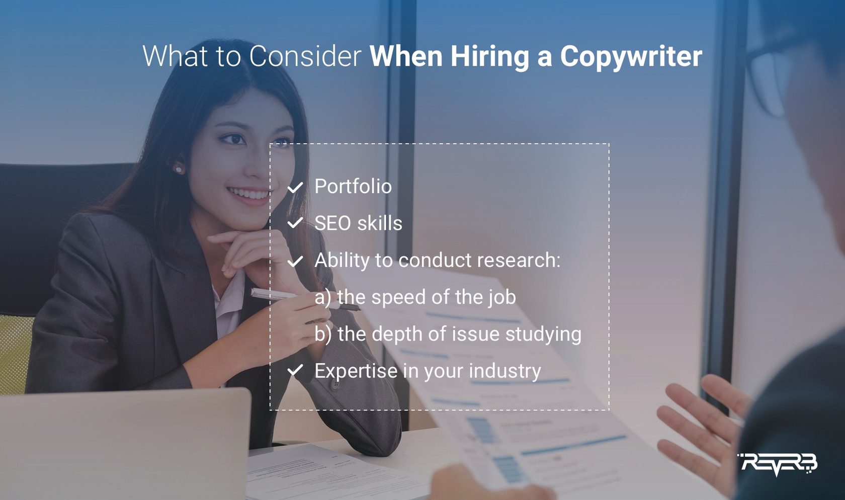Benefits of Hiring a Professional Copywriter ReVerb