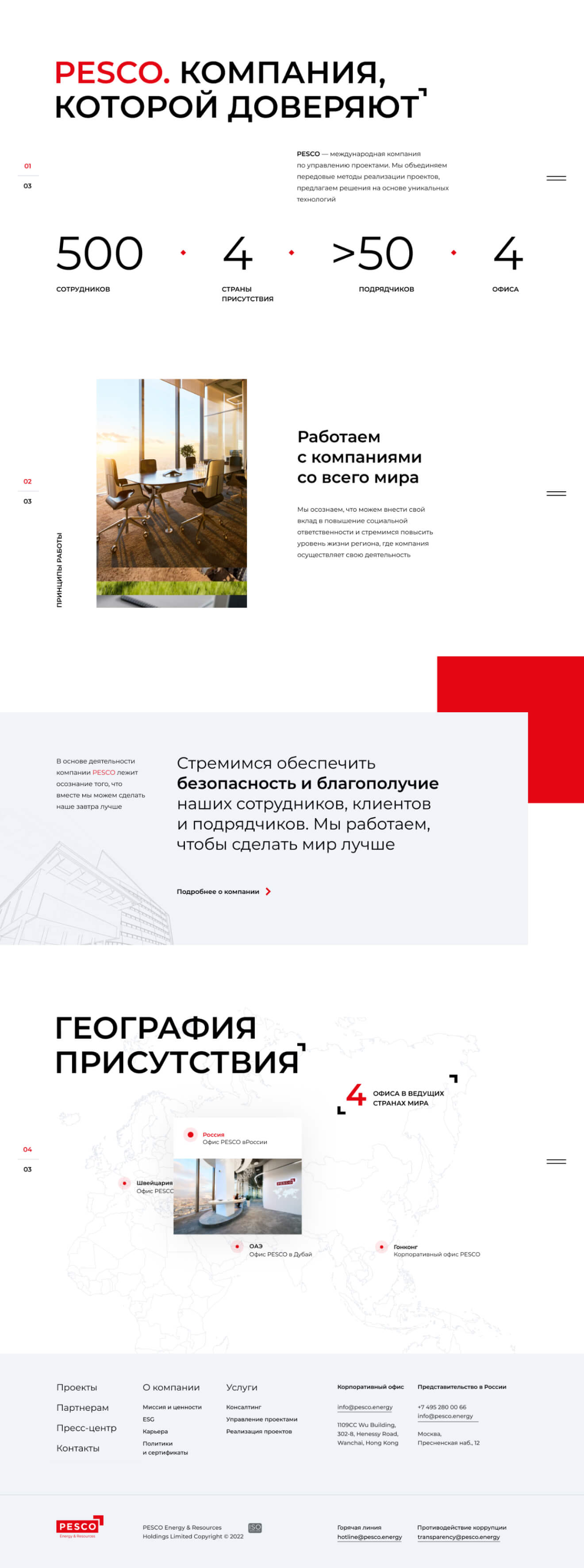 Компания PESCO, Россия