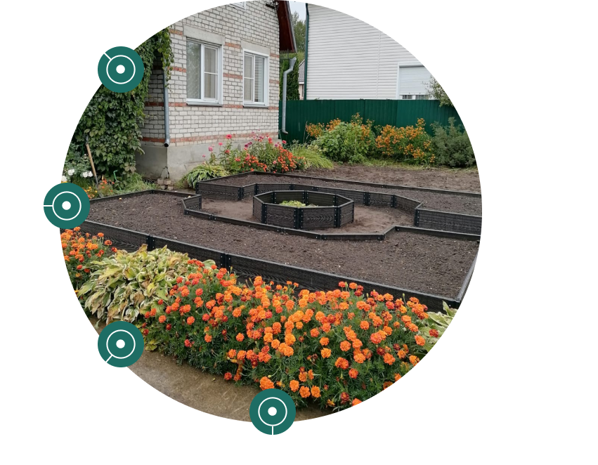 грядки из доски дпк