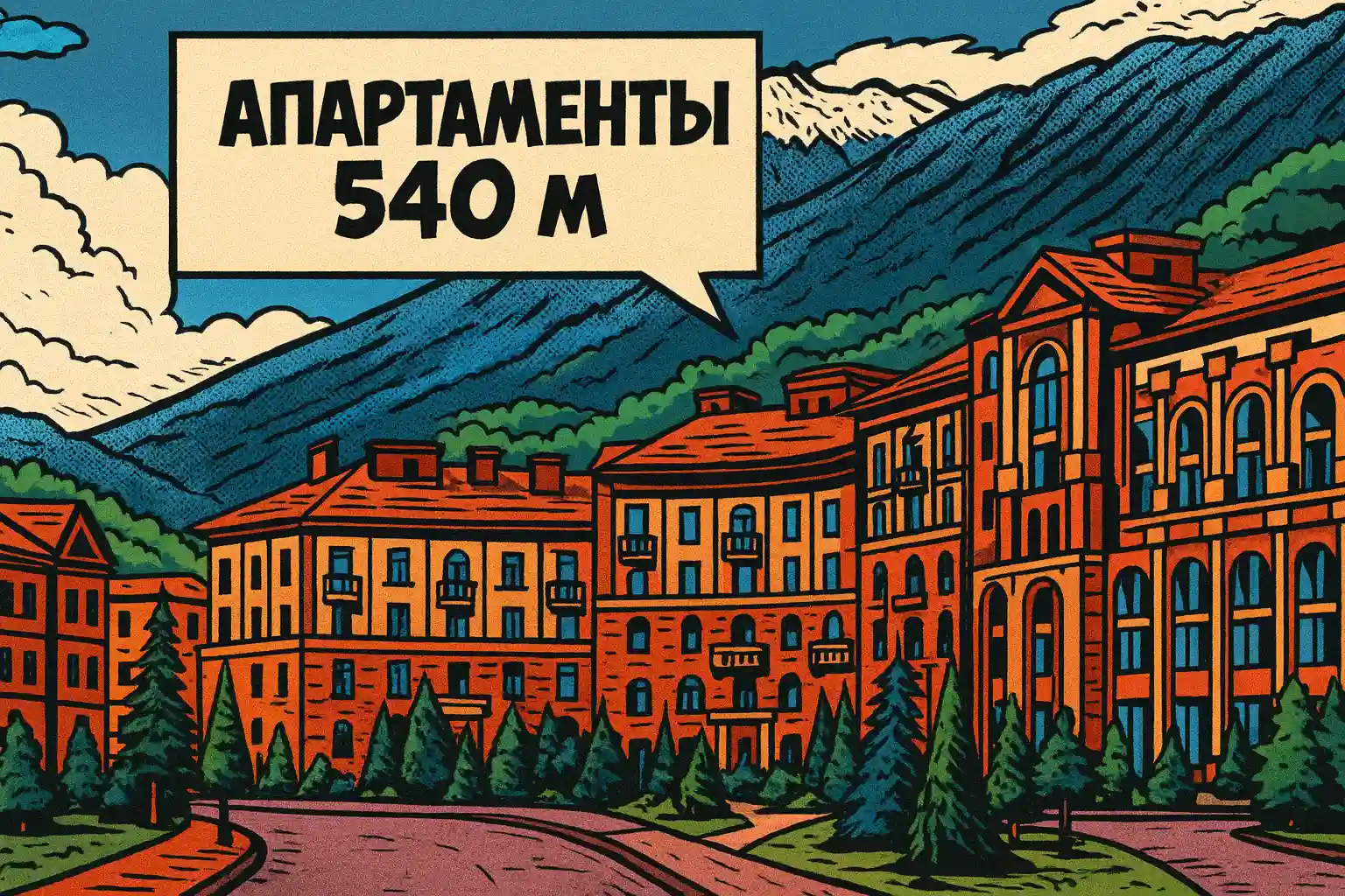 Апартаменты Курорта Красная Поляна 1★ (540)