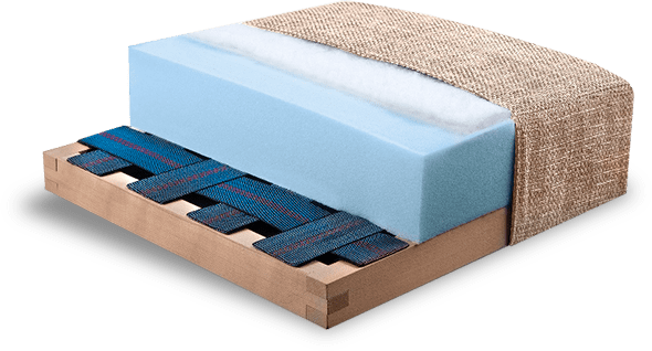 Замена поролона и синтепона 