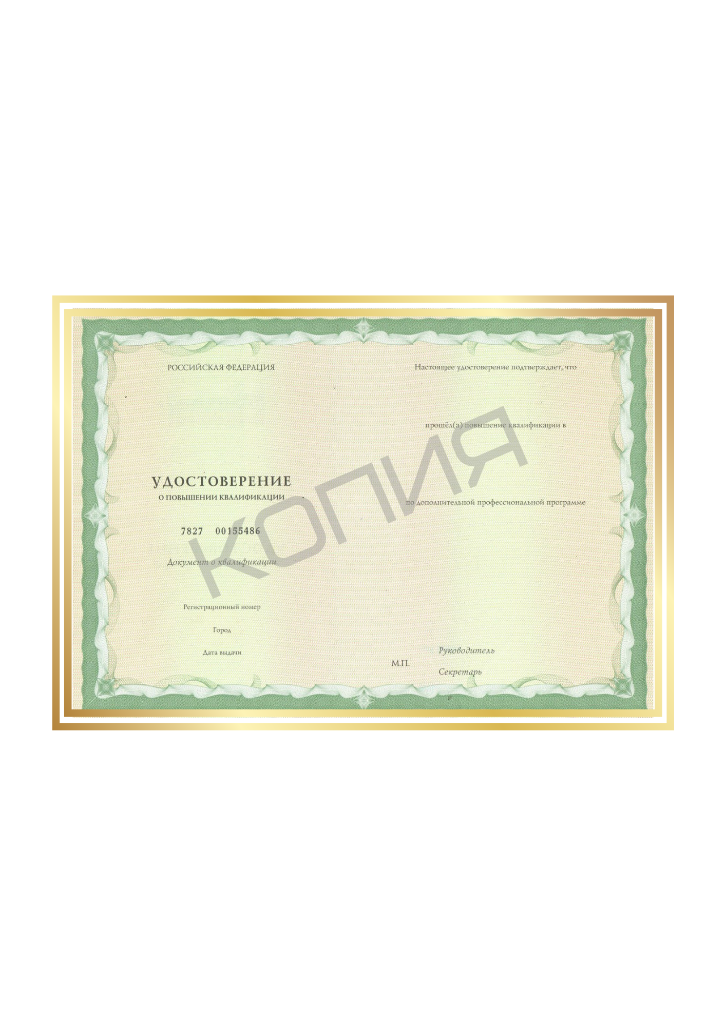 Диплом о профессиональной переподготовке