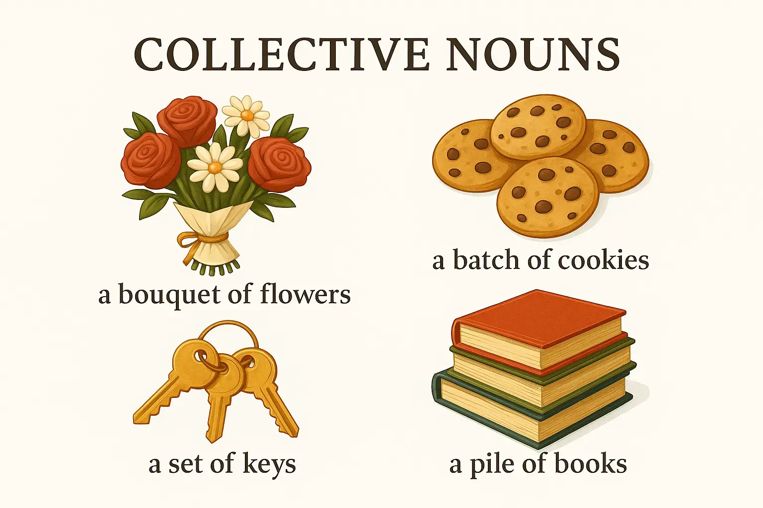 Интерактивный тренажёр по базовым Collective Nouns