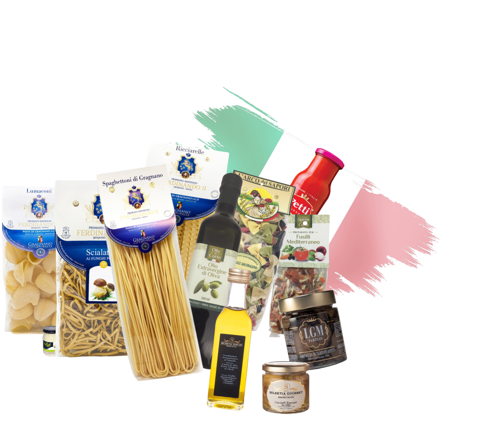 итальянские продукты, паста