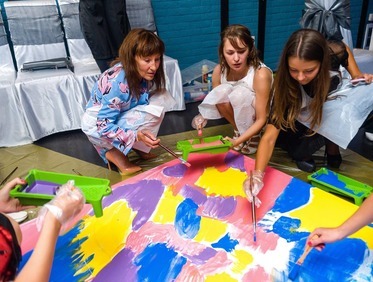 Заказать арт тимбилдинг для компании Росбанк