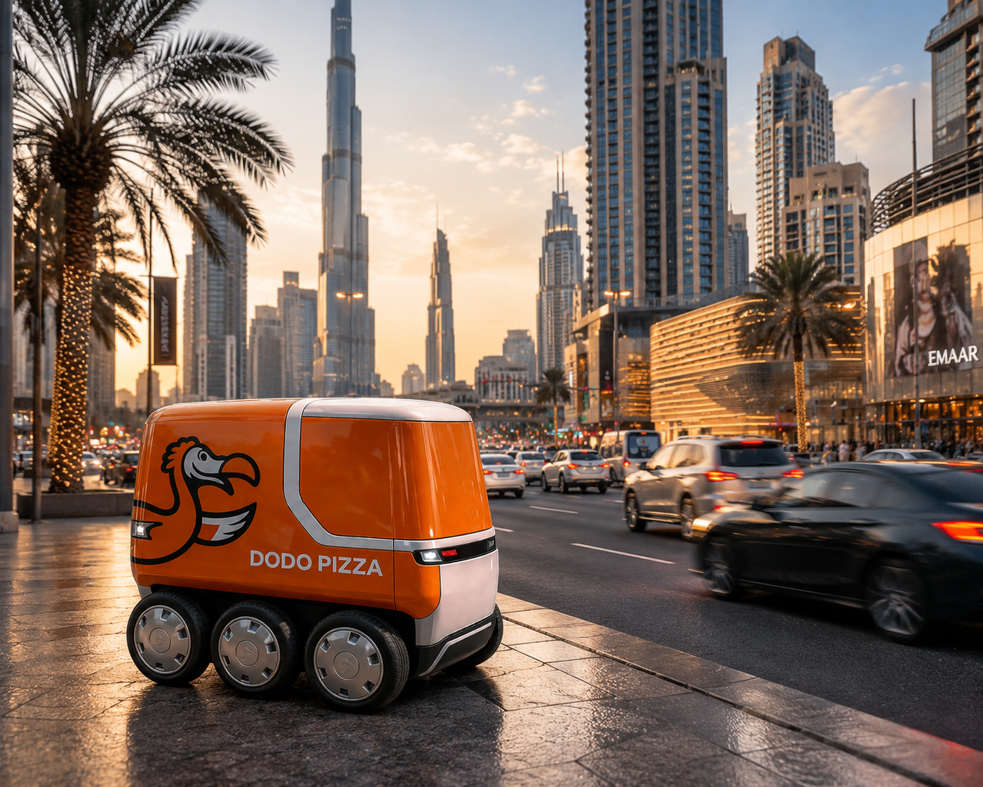 KINETIC Fleet OS — rover in city