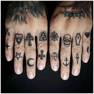 Татуировка на пальцах