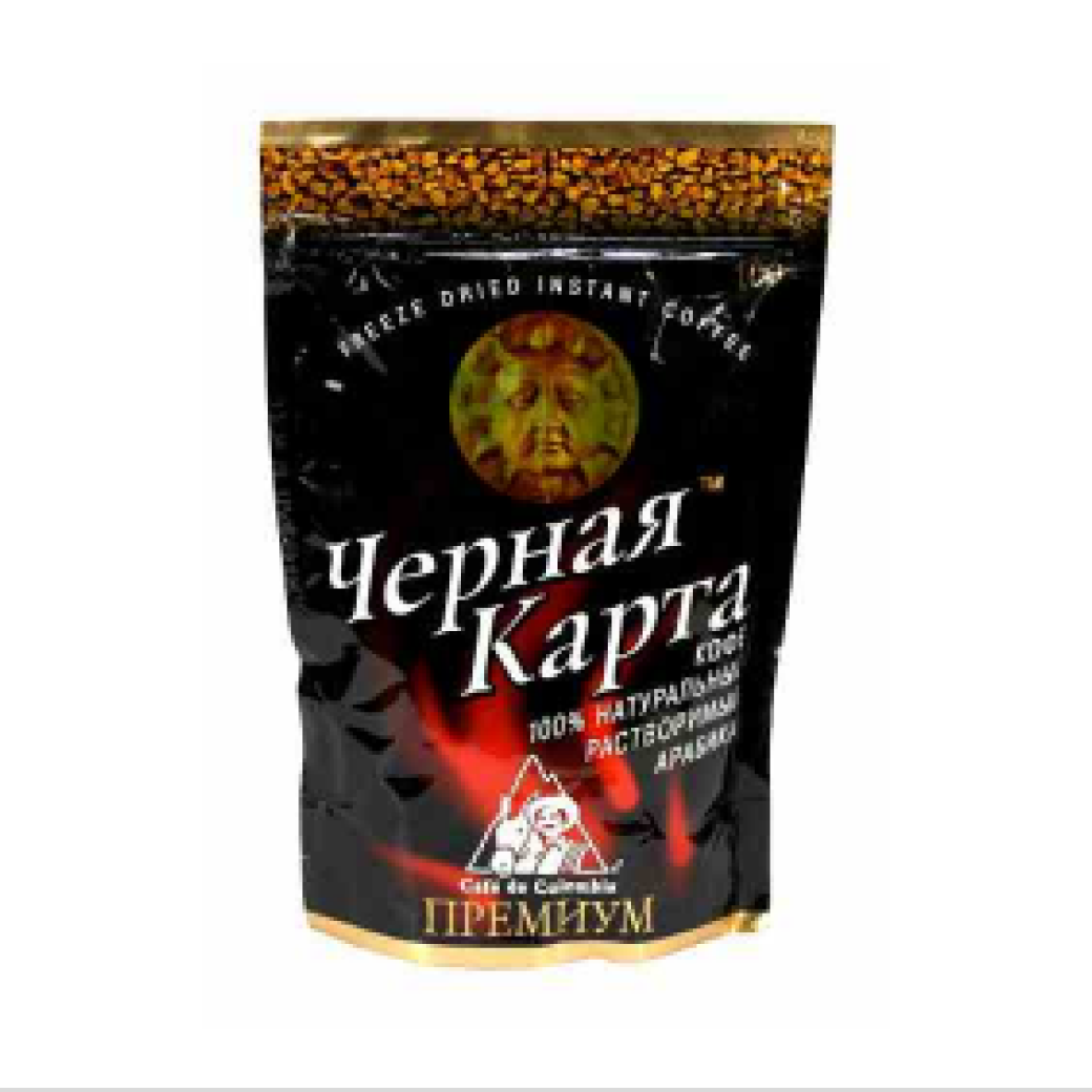 Кофе черная карта 190гр