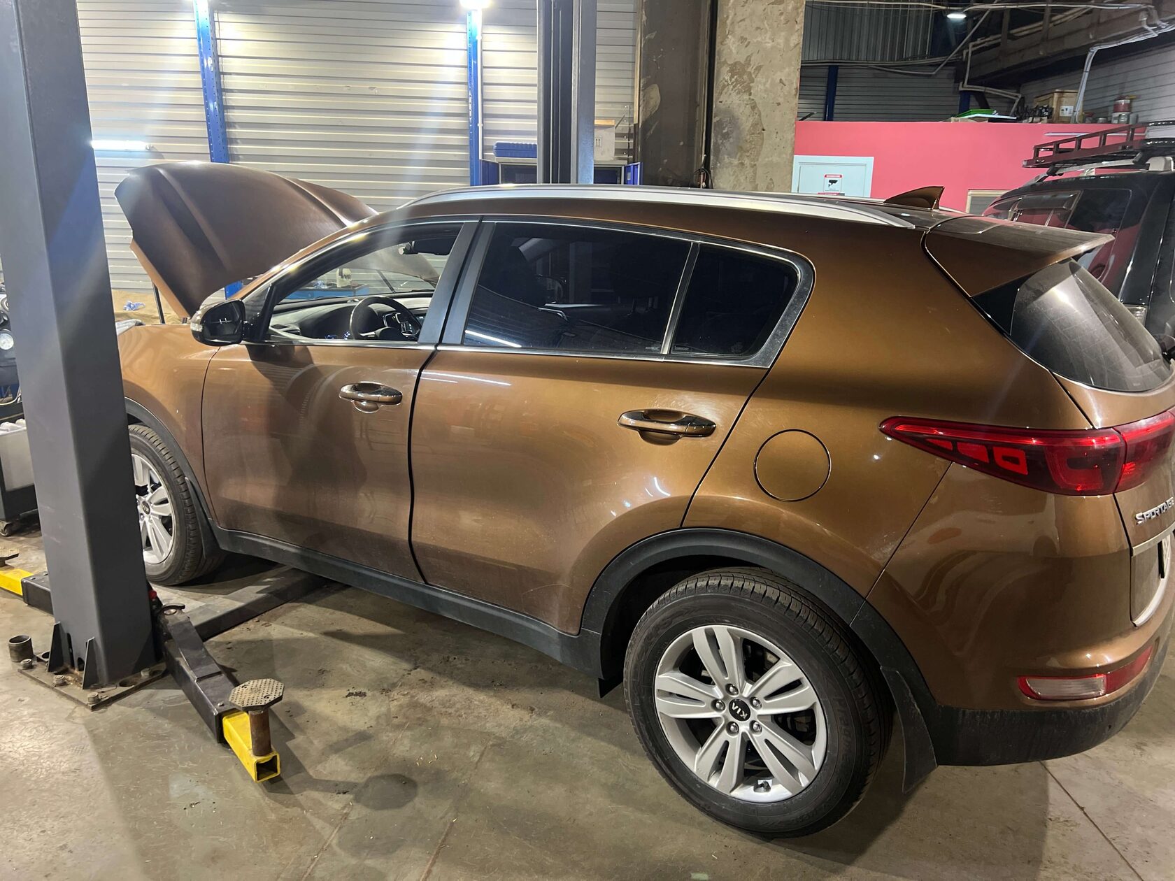 Проверка антифриза Kia Sportage QL