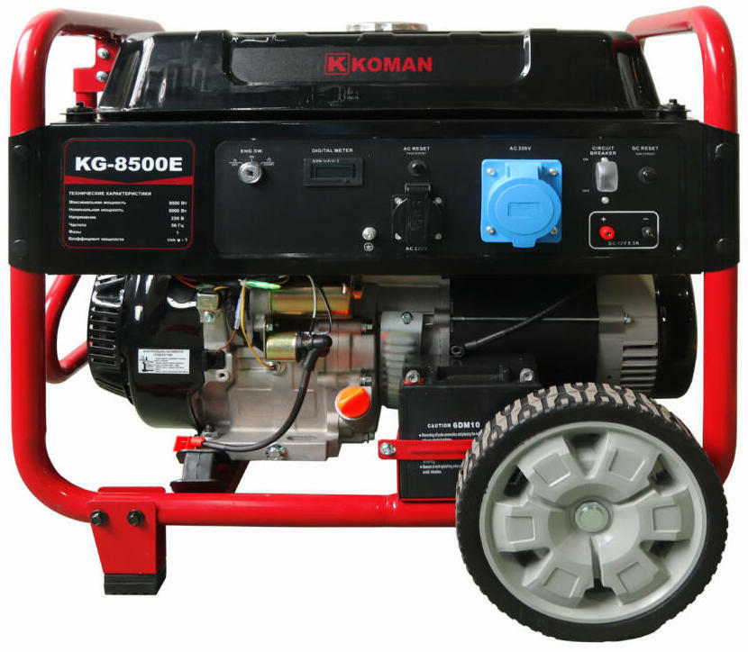 Генератор Koman KG-8500E цена от официального дилера во Владивостоке