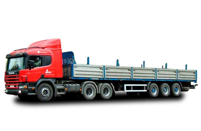 фура 20 тонн бортовая