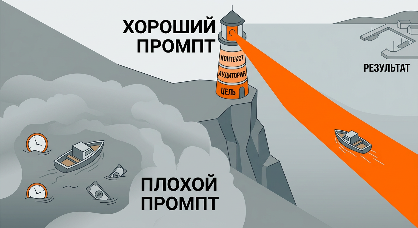 Диагностика плохого промпта: чек‑лист из 10 пунктов для маркетолога и фрилансера