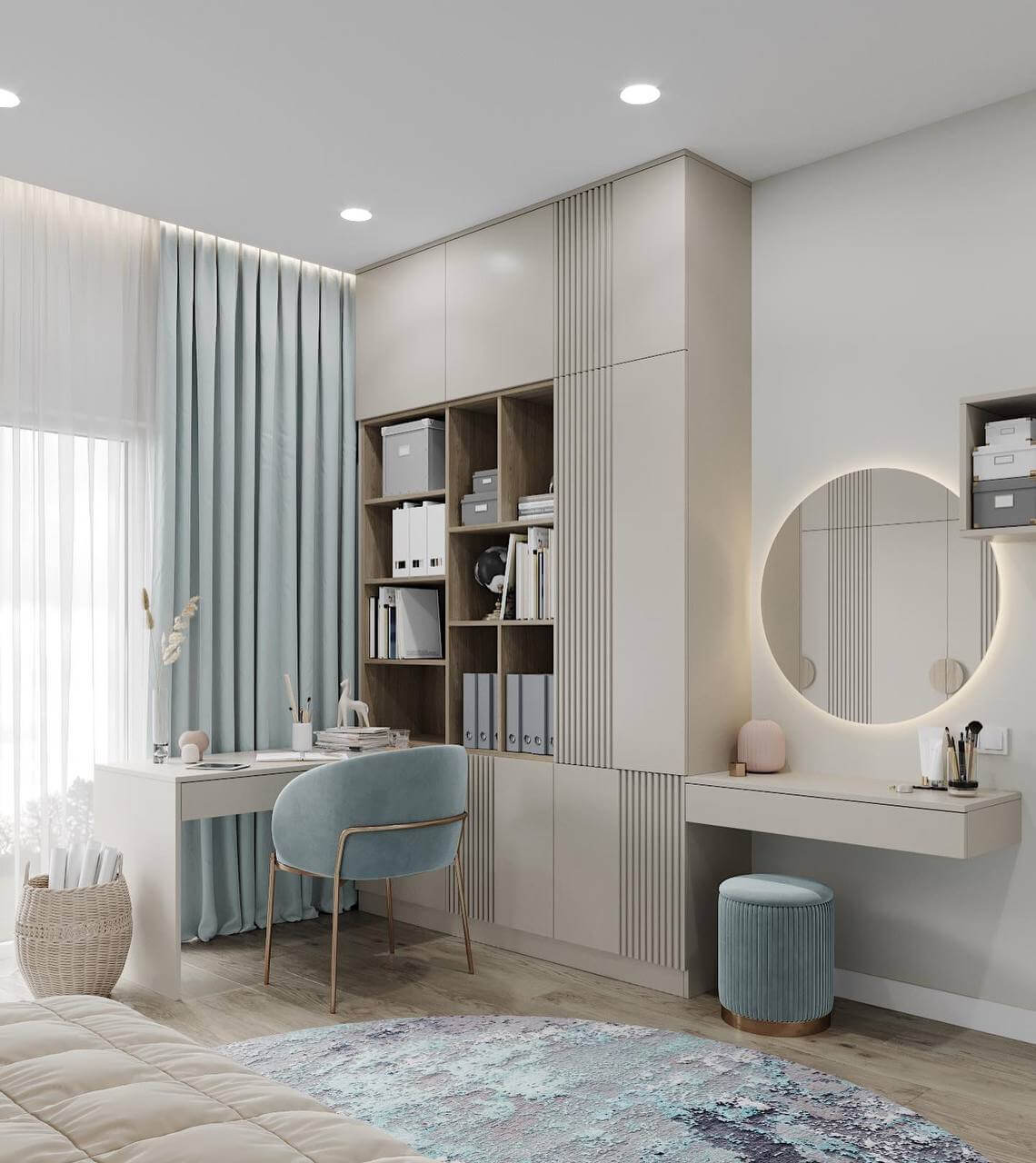 functional children's room for two kids