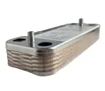 Теплообменник ГВС Ariston Uno, Beretta, Electrolux, Ferroli, Fondital, 148 мм, 10 пл., Era