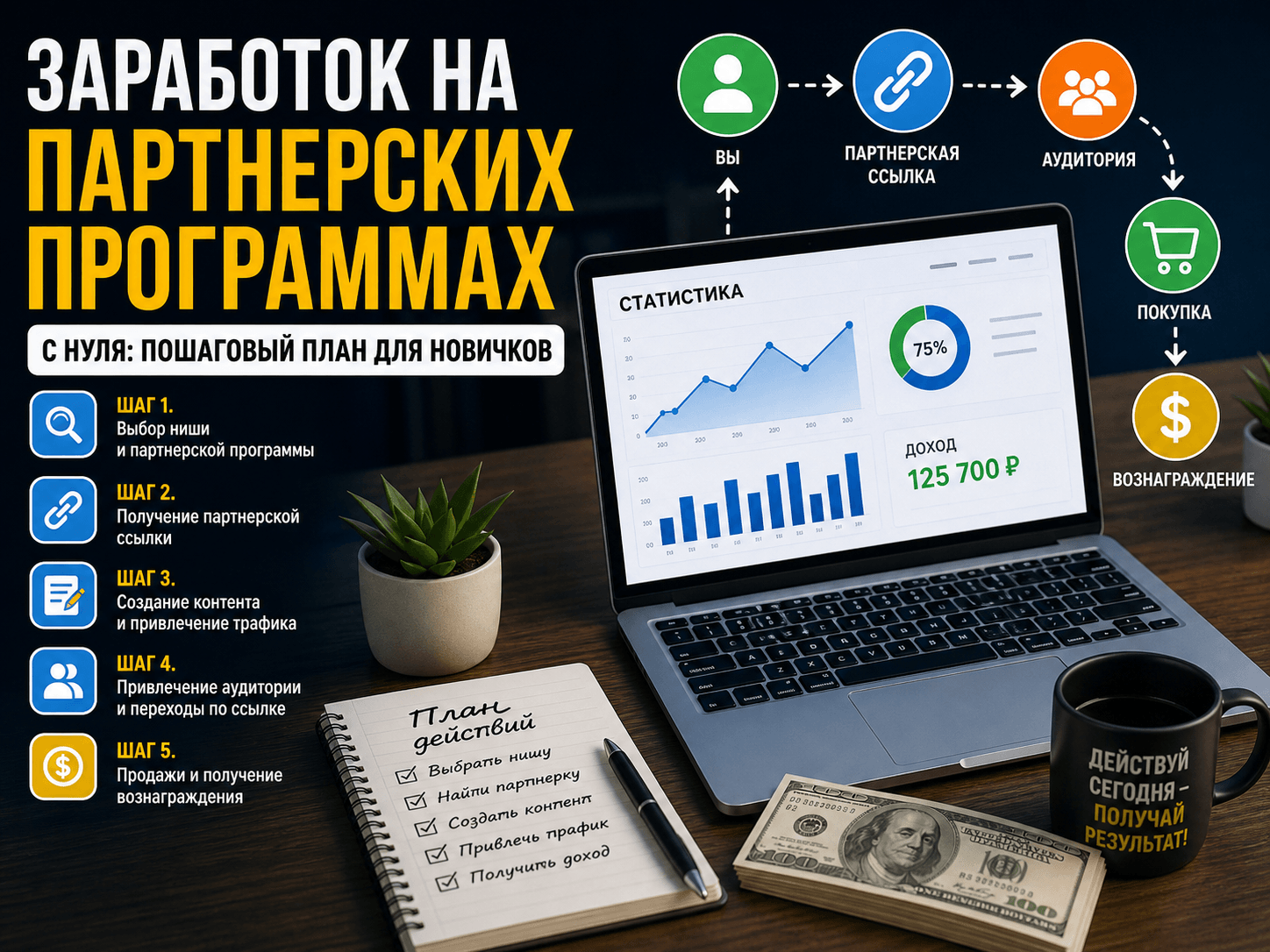 Заработок на партнерских программах