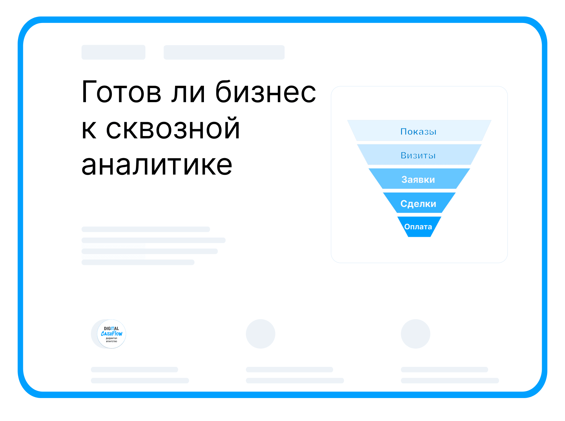 Готовность бизнеса к внедрению сквозной аналитики