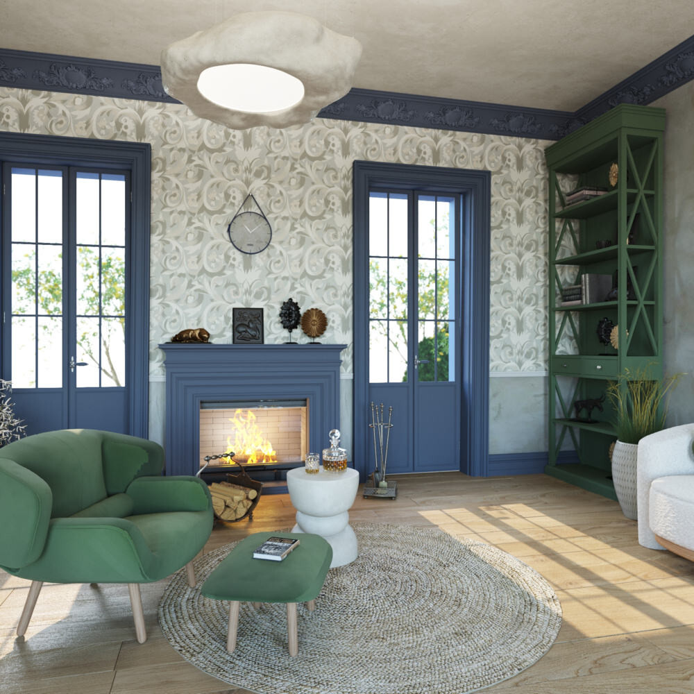 Купить обои в гостиную в Минске