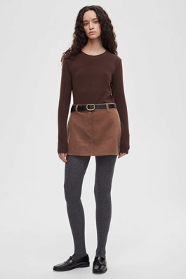 Пальто женское черное укороченное