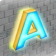 Буквы с полной подсветкой