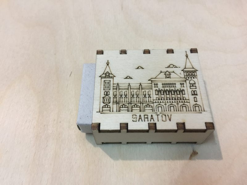 Спички сувенирные на магните города России - Саратов