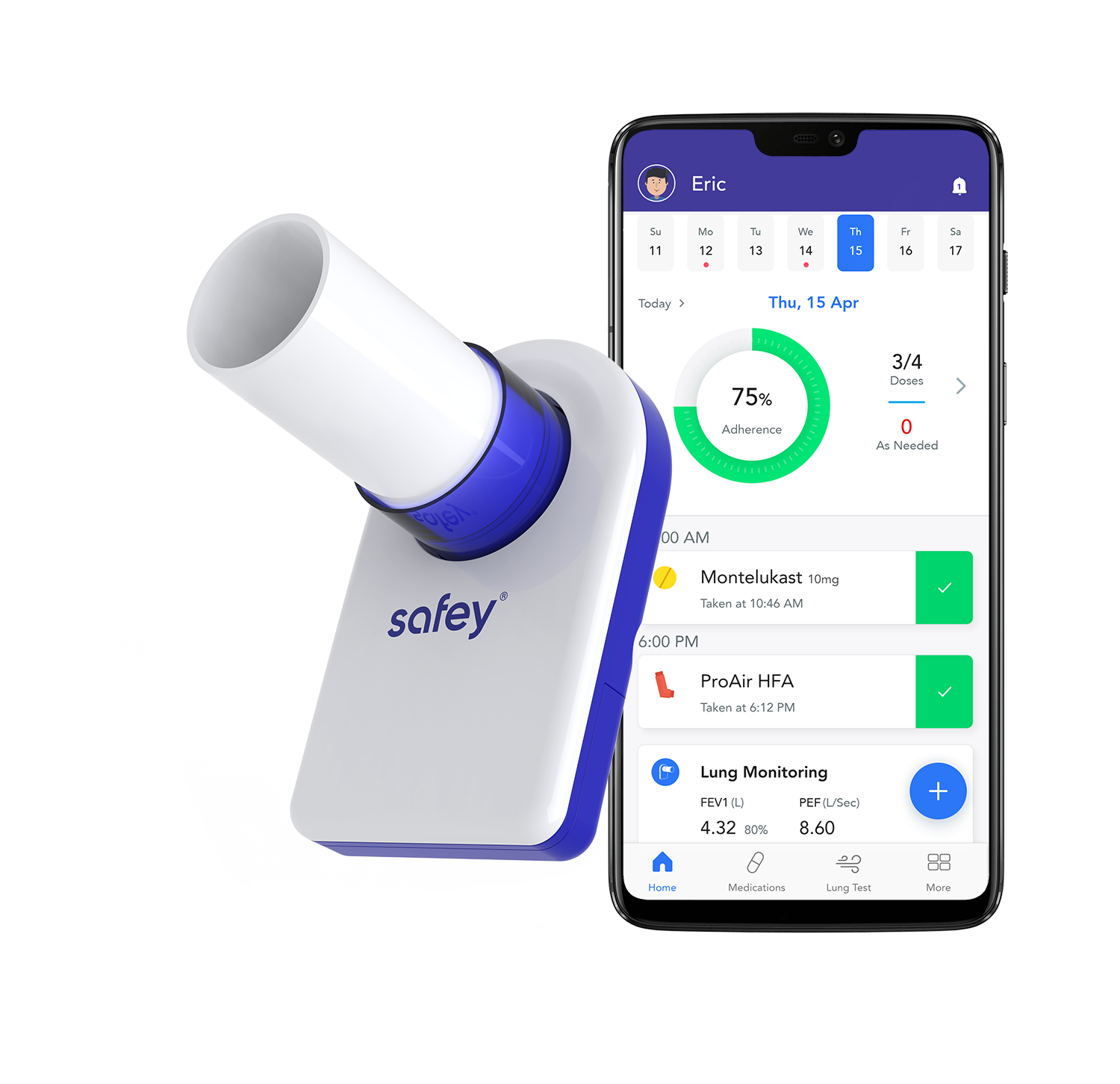 Peak Flow Meter and Spirometer for Asthma and COPD