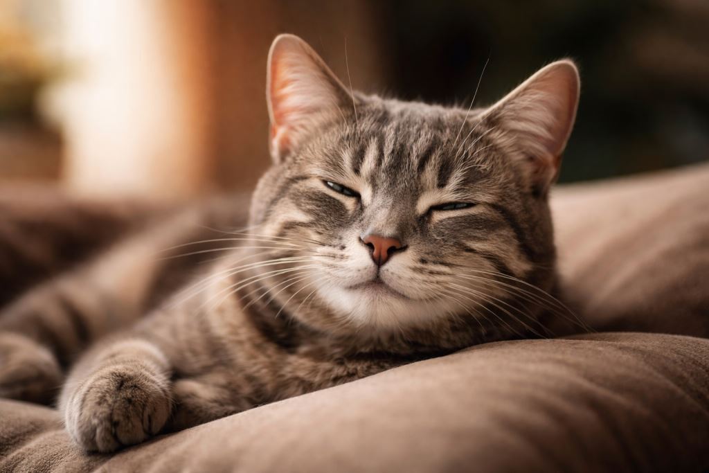 Почему кошки медленно моргают