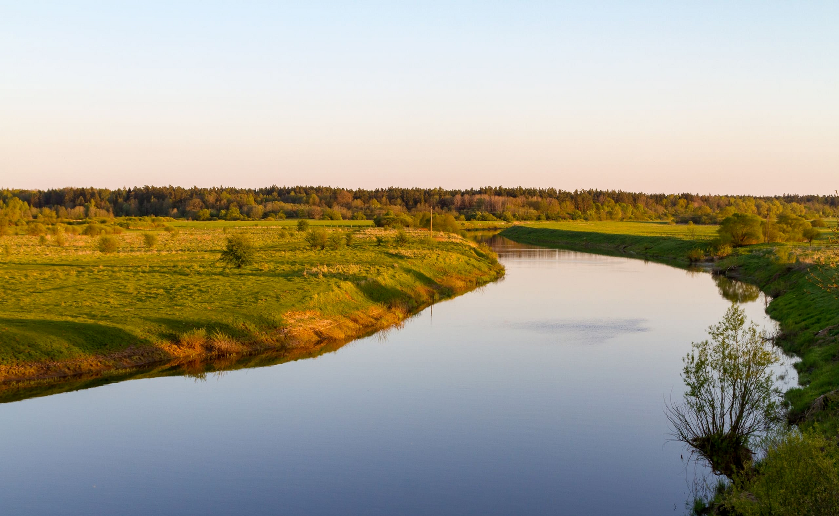 Рыбалка с берега на территории Kleinhof