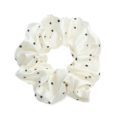 Резинка для волос (гранд), французский горох, черный