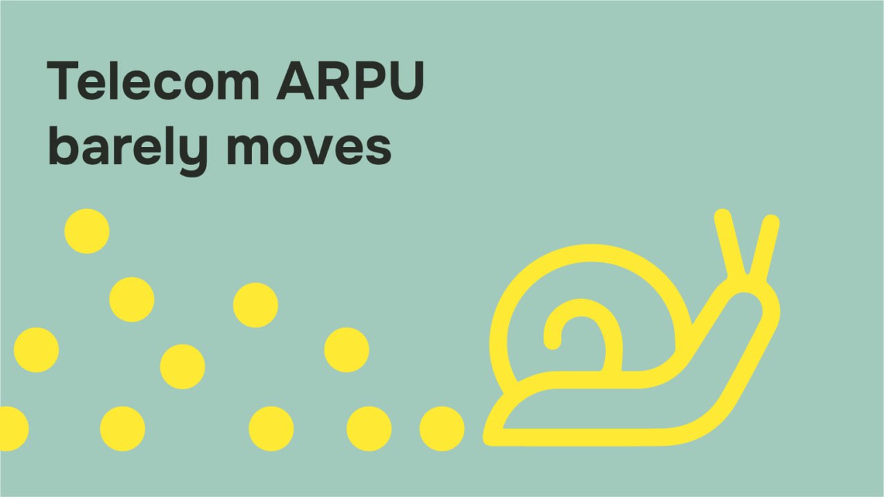 Telecom ARPU barely moves