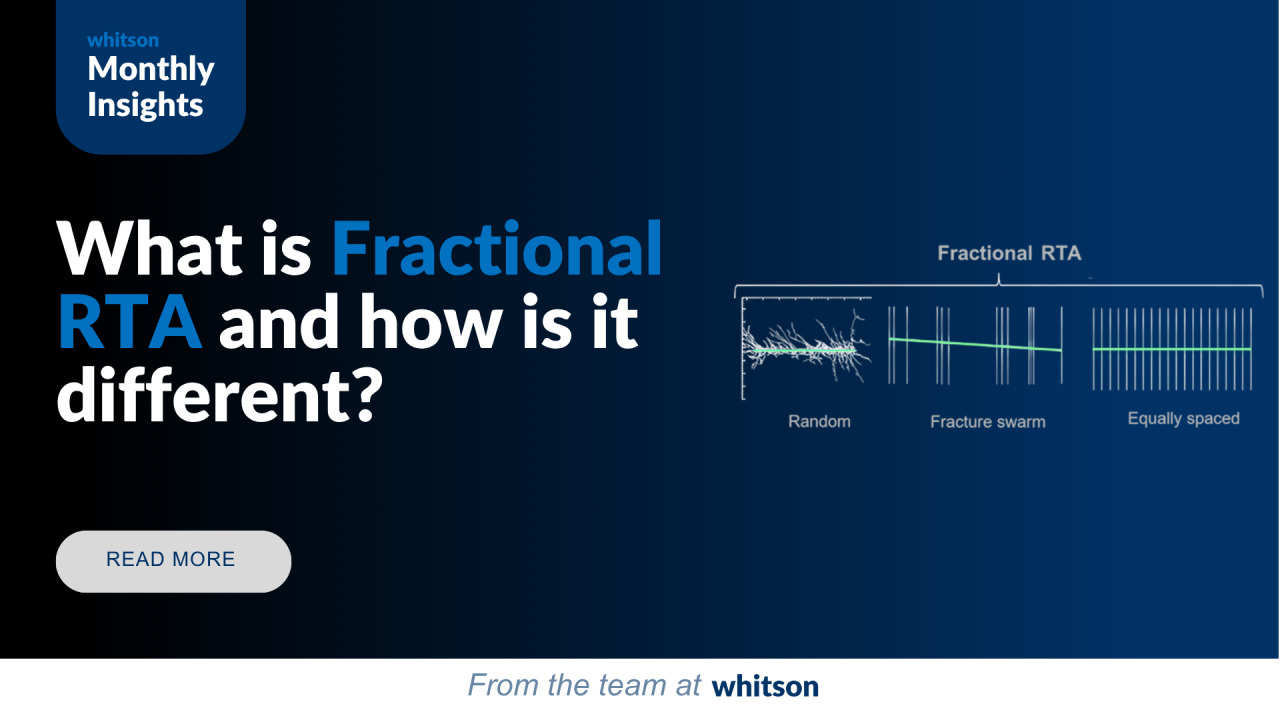 News - What is Fractional RTA - whitson