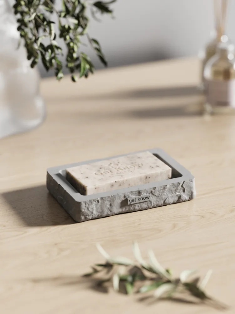 мыльница из бетона 