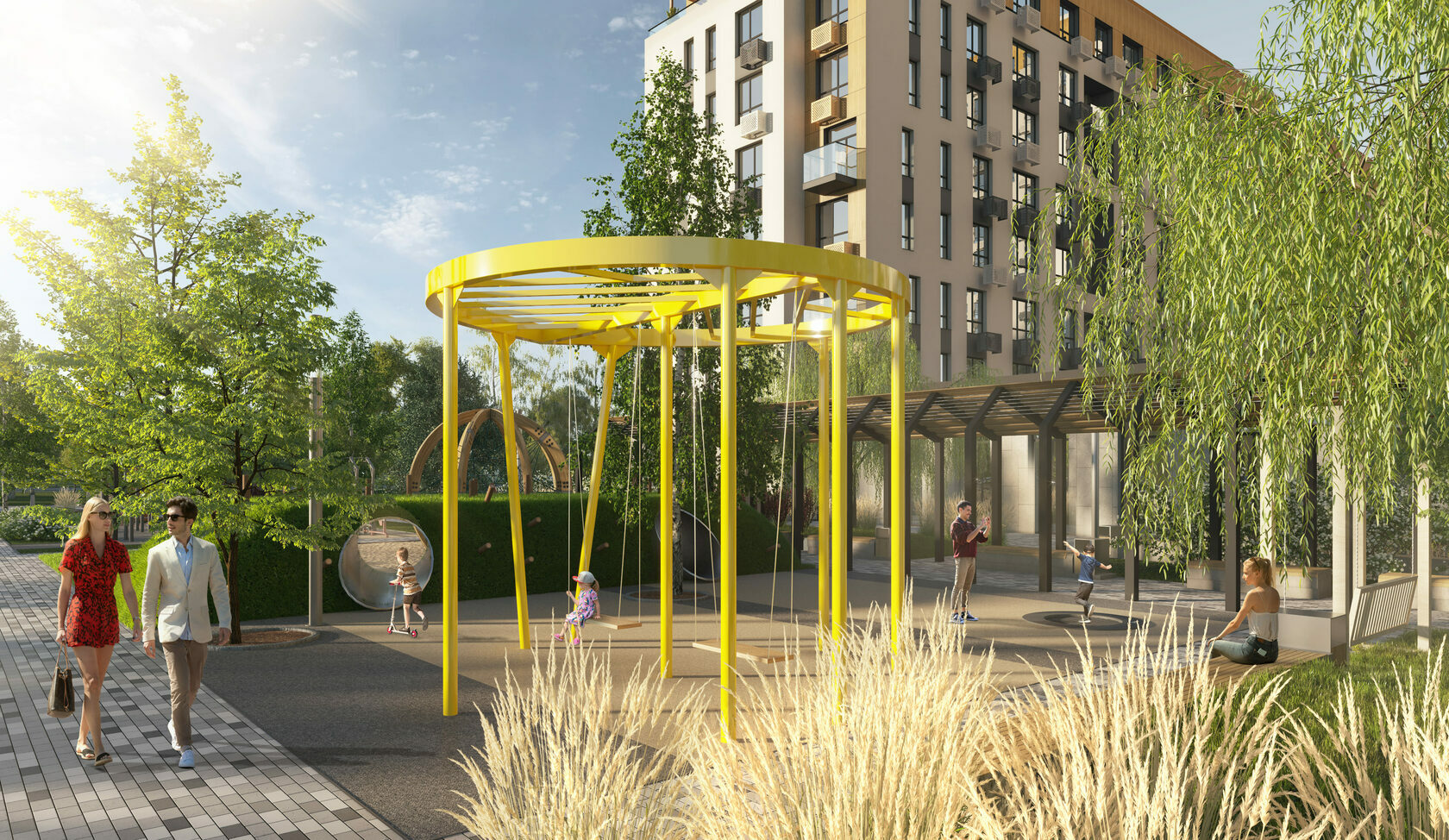 зеленый квартал тюмень. жк зеленый квартал рендеры. жк европейский астрахань. жк европейский борисоглебск. новостройка ландшафт.