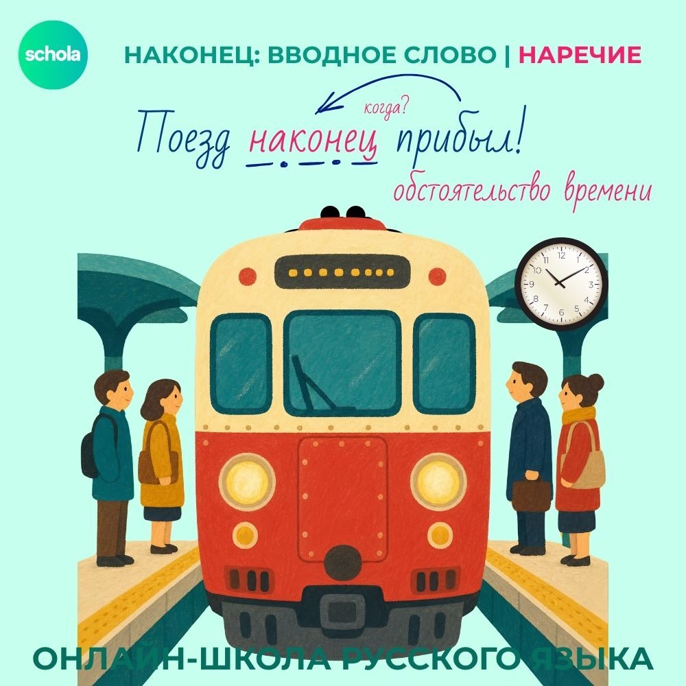 Наконец: вводное слово или обстоятельство времени