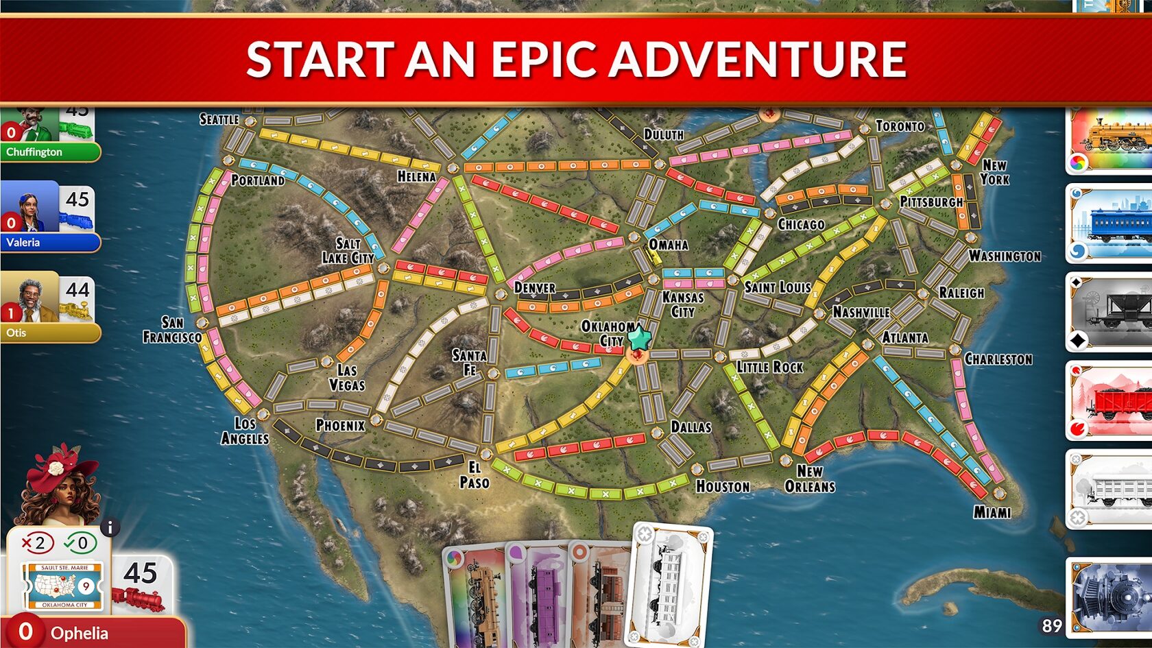Game preview for Ticket to Ride