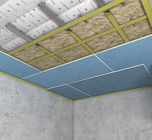 Звукоизоляция потолка под натяжной потолок эконом