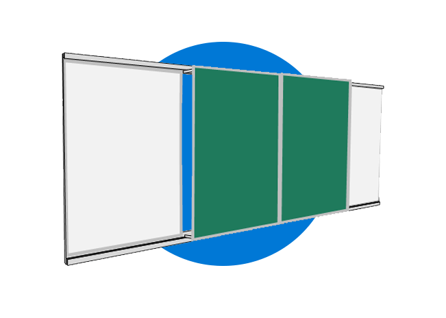 раздвижная рельсовая система досок