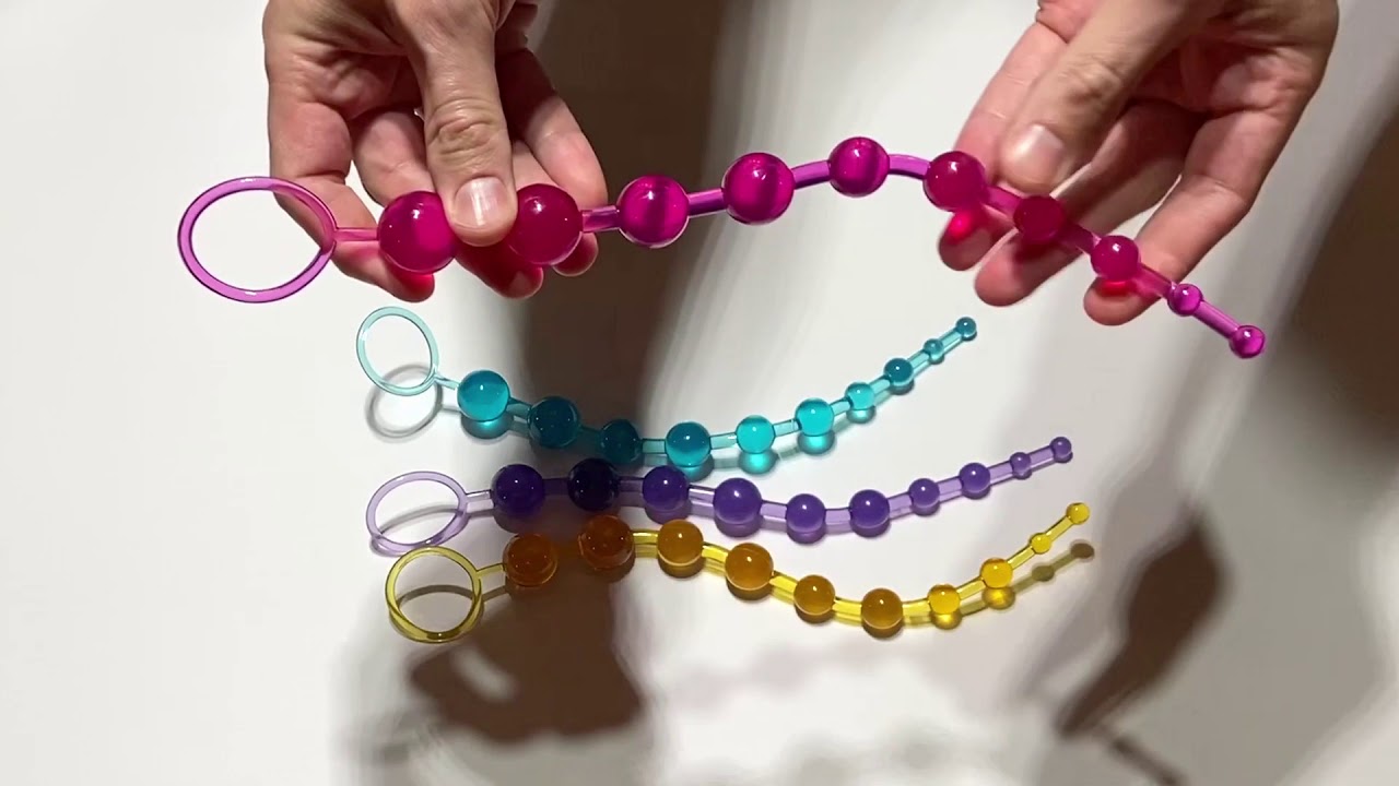 Анальная цепочка (анальные бусы) из силикона из 3 шариков Lust Anal Beads (ORION)