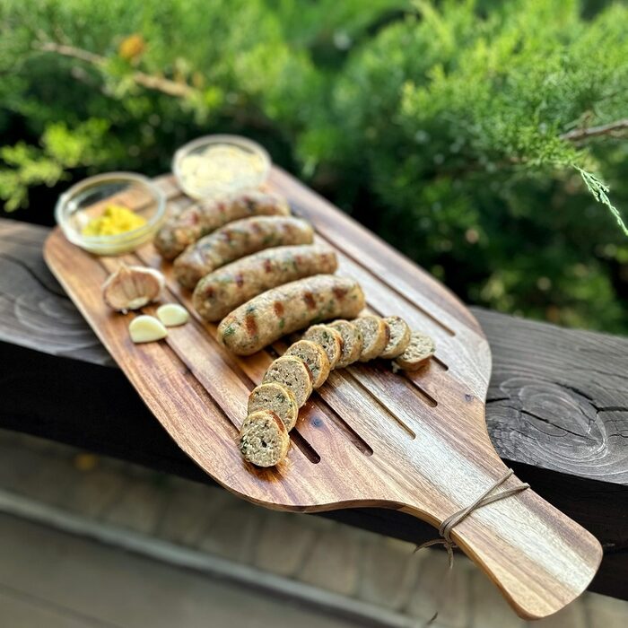 Чесночные колбаски