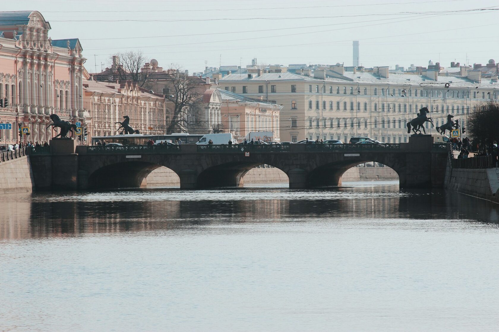 Аничков мост, Невский проспект, Россия, Санкт-Петербург, Центральный район