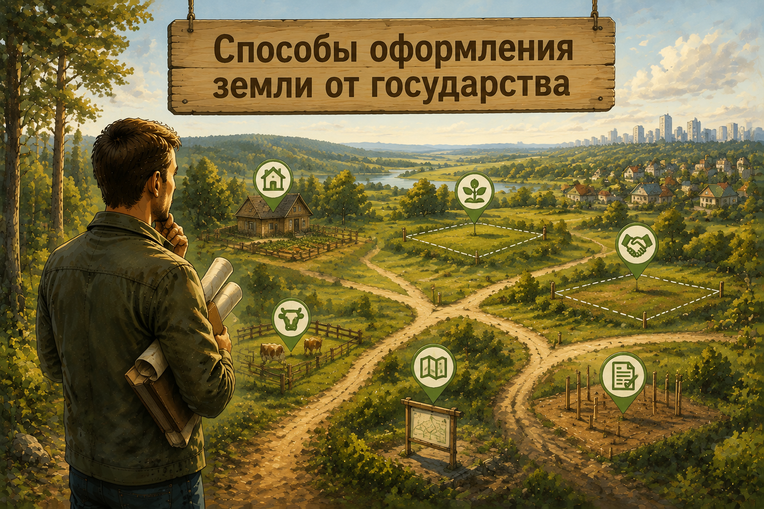Иллюстрация: как выбрать способ оформления участка