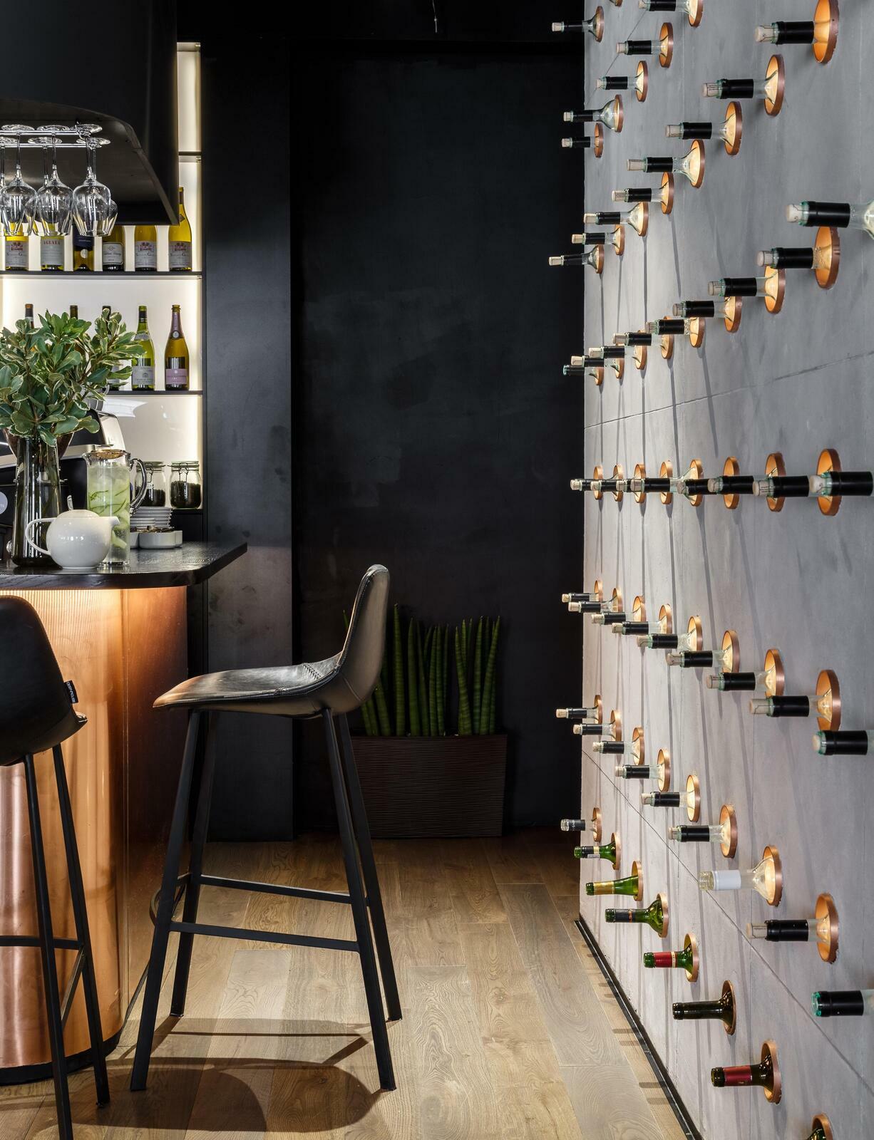 Интерьер ресторана Раклет-бар Borough, дизайнер интерьера Екатерина Фёдорова