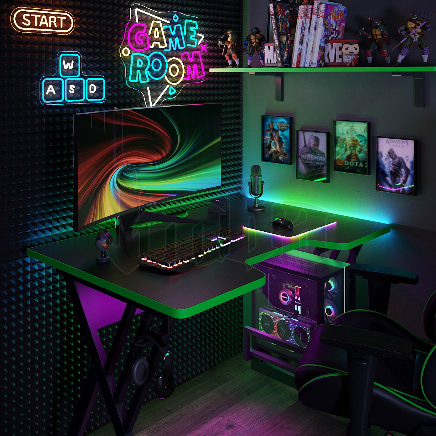 Игровые столы для геймеров с доставкой в Москве | Имба