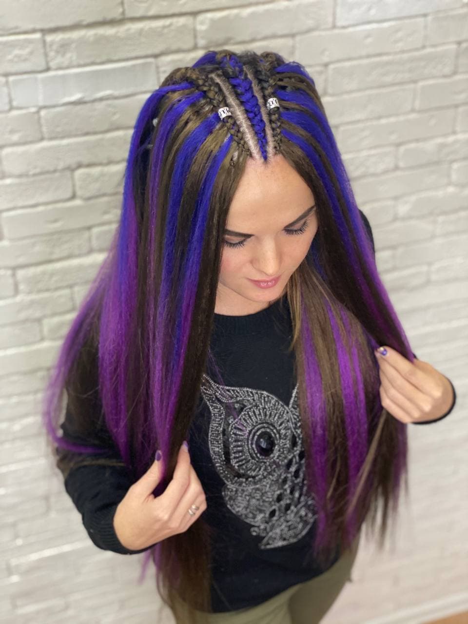 Плетение водопад с канекалоном