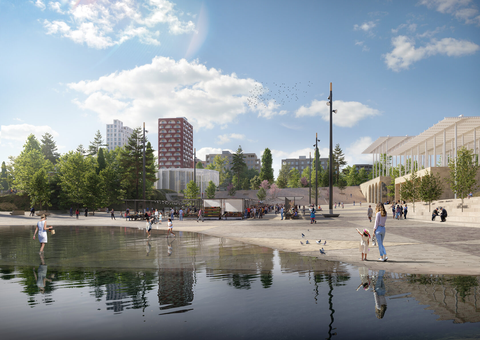 Derbent Park — архитектурная визуализация SUNVIZ