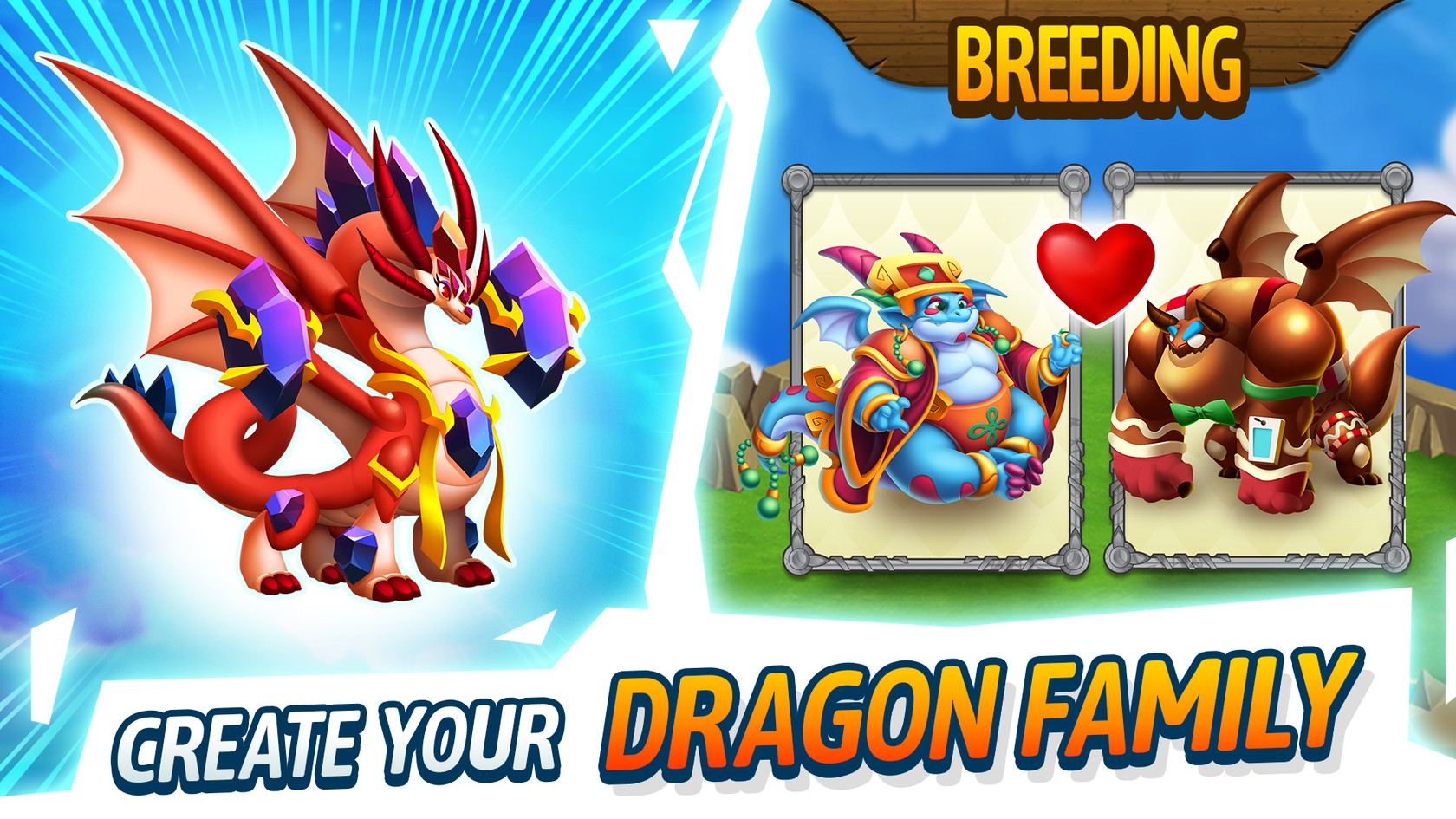 Game preview for Dragon City