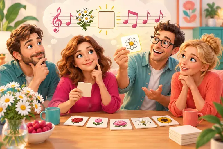 Тематическая иллюстрация к игре Секреты песен