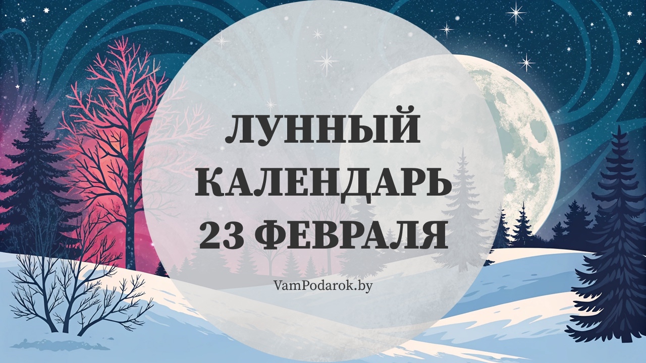 Лунный календарь на 23 февраля 2026 года