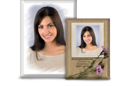 печать портретов на памятники