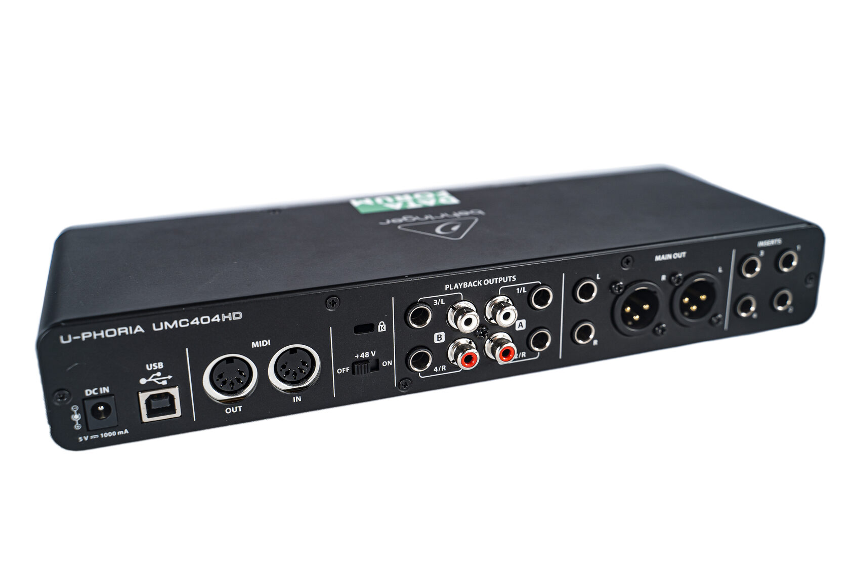 Внешняя звуковая карта Behringer UMC404HD - превью 2