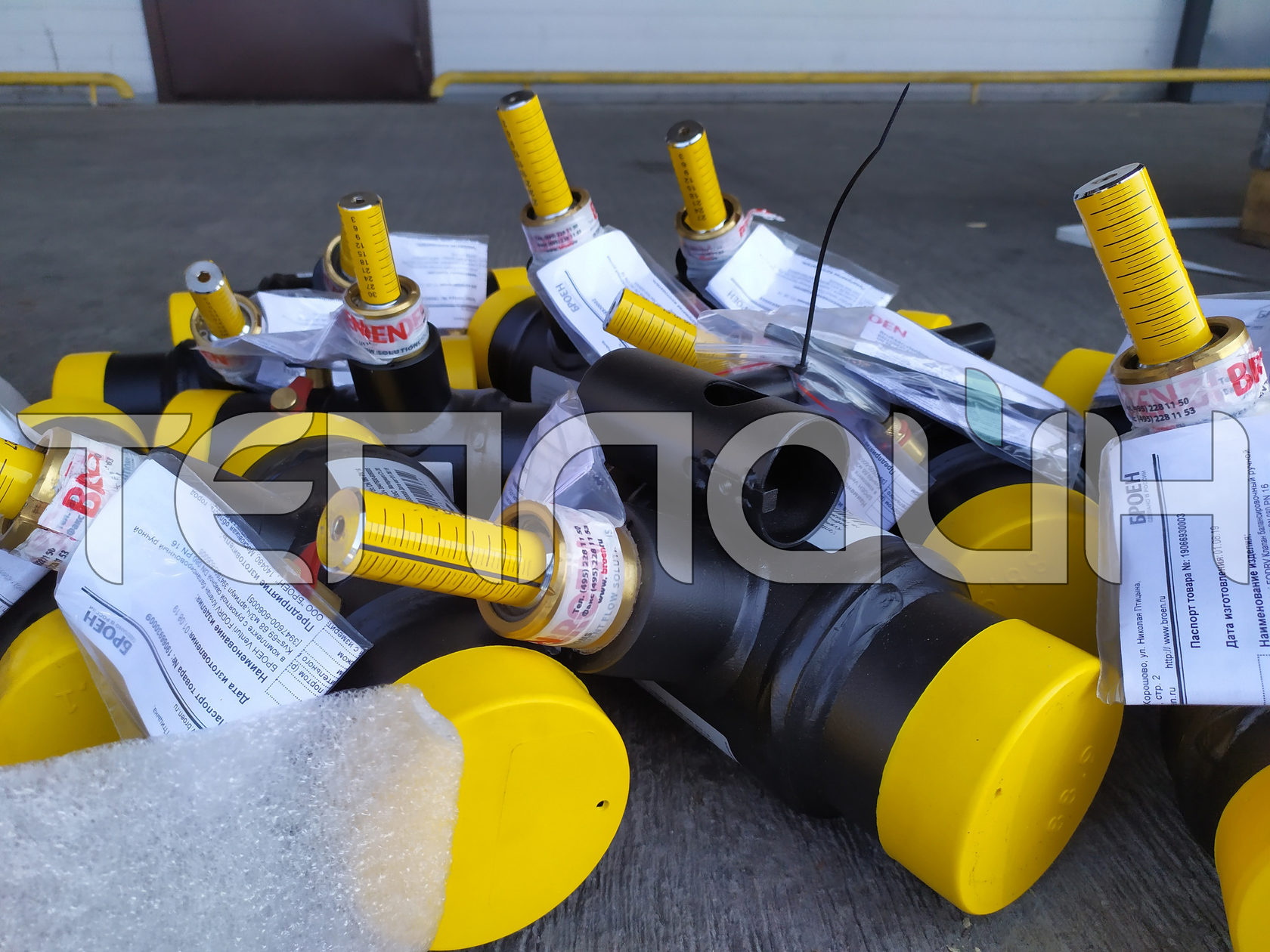 Шаровые краны БРОЕН Балломакс, балансировочные клапаны БРОЕН Баллорекс ...